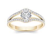 14k Yellow Gold 1 1 4ct TDW Diamond solitaire Engagement Ring H I I2