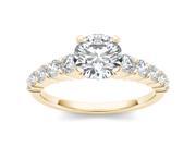 14k Yellow Gold 1ct TDW Diamond Solitaire Engagement Ring H I I2
