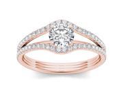 14k Rose Gold 1 1 4ct TDW Diamond solitaire Engagement Ring H I I2