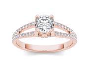 14k Rose Gold 1 1 4ct TDW Diamond Solitaire Engagement Ring H I I2