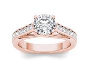 14k Rose Gold 1 1 4ct TDW Diamond Solitaire Engagement Ring H I I2