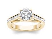14k Yellow Gold 1 1 4ct TDW Diamond Solitaire Engagement Ring H I I2