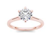 14k Rose Gold 1ct TDW Diamond Solitaire Engagement Ring H I I2