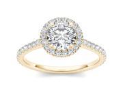 14k Yellow Gold 1 1 2ct TDW Diamond Solitaire Engagement Ring H I I2
