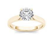 14k Yellow Gold 1ct TDW DiamondSolitaire Engagement Ring H I I2