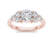 14k Rose Gold 2ct TDW Solitaire Diamond Engagement Ring H I I2