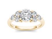14k Yellow Gold 2ct TDW Solitaire Diamond Engagement Ring H I I2