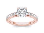 14k Rose Gold 1 1 2ct TDW Diamond Solitaire Engagement Ring H I I2