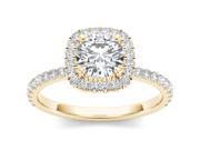 14k Yellow Gold 1 1 4ct TDW Diamond Single Frame Solitaire Engagement Ring H I I2
