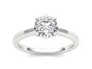 14k White Gold 1ct TDW Diamond Solitaire Engagement Ring H I I2