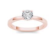 14k Rose Gold 1ct TDW Three Stone Diamond Engagement Ring H I I2