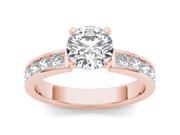 14k Rose Gold 1 1 2ct TDW Diamond Solitaire Engagement Ring H I I2