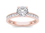 14k Rose Gold 1 1 2ct TDW Diamond Engagement Ring H I I2