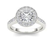 De Couer 14k White Gold 2ct TDW Diamond Solitaire Engagement Ring H I I2