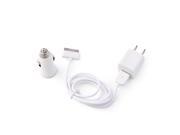 3 in 1 AC Car Charger Kit for iPhone 3G 3GS iPhone 4 4S 5V 1A