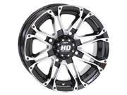 STI HD3 Machined Black ATV Wheel 14x7 4 110 5 2 [14HD300]