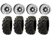 ITP SD Dual Beadlock 14 Wheels 26 Black Diamond Tires Kawasaki Teryx Mule