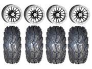 ITP SD Dual Beadlock 14 Wheels 28 MotoGrip Tires Can Am Commander Maverick Renegade Outlander