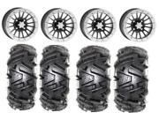 ITP SD Dual Beadlock 14 Wheels 26 Moto MTC Tires Honda Pioneer