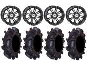 STI HD3 14 Wheels Black 32 Silverback Tires Can Am Commander Maverick Renegade Outlander Defender
