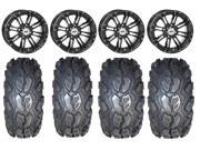 STI HD3 14 Wheels Black 26 MotoGrip Tires Sportsman 550 850 1000