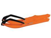 Pair of Orange C A Pro BX 71 4 Snowmobile Skis W Black C A Loops