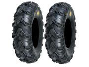 Pair of Sedona Mud Rebel 24x8 12 6ply ATV Tires 2