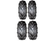 Full set of MotoSport EFX MotoMax 27x10 14 and 27x12 14 ATV Tires 4