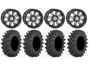 STI HD3 14 Wheels Black 30 Outback Max Tires Sportsman 550 850 1000