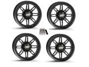 ITP SS216 ATV Wheels Rims Matte Black 12 Kawasaki Teryx Mule