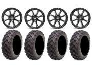 STI HD4 14 Wheels Black 30 Reptile Tires Can Am Commander Maverick Renegade Outlander Defender