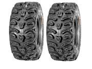 Pair of Kenda Bear Claw HTR Radial 8ply ATV Tires [27x9 12] 2