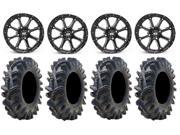 STI HD4 14 Wheels Black 29.5 Terminator Tires Arctic Cat TBX TRV MudPro