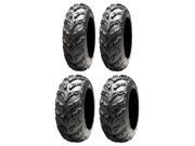Full set of STI Outback AT 6ply 25x8 12 and 25x10 12 ATV Tires 4