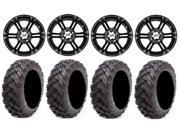 ITP SS212 14 Wheels Black 28 Reptile Tires Arctic Cat TBX TRV MudPro