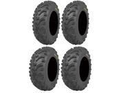 Full set of Kenda Bear Claw 6ply 27x9 12 and 27x11 12 ATV Tires 4