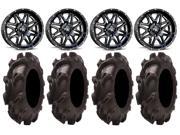 MSA Vibe 14 ATV Wheels 32 Mammoth Mayhem Tires Sportsman 550 850 1000