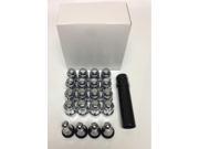 KJM Chrome Lug Kit Valve Stems 12mm x 1.5 [Beveled]