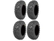 Full set of Kenda Bear Claw 6ply 25x8 12 and 25x12.5 11 ATV Tires 4