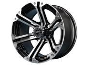 Madjax Nitro Golf Wheel Machined Black [14x7] 4 4 3 4 [19 005]