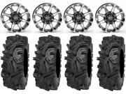 STI HD6 14 Wheels Machined 32 Mudda Inlaw Tires Honda Pioneer