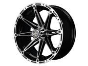 Madjax Element Golf Wheel Machined Black [14x6] 4 4 3 3 [19 055]