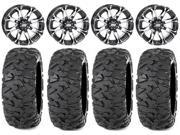 STI HD3 14 Wheels Machined 28 Roctane XS Tires Polaris RZR 1000 XP Ranger XP 900 1000