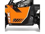 Dragonfire Racing ReadyForce Orange Door Graphics Polaris Ranger XP 900