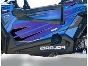 Dragonfire Racing VooDoo Blue Door Graphics for Polaris RZR XP 1000