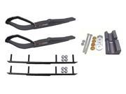 C A Pro Black Razor Snowmobile Skis Complete Kit Yamaha Phazer FX Nytro Wishbone