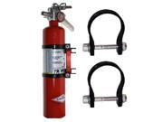 Axia Alloys Black Release Mount 2.5lb Red Amarex Extinguisher 2.0 Clamps