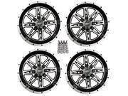 Sedona Badlands ATV Wheels Rims Machined 14 Can Am Commander Maverick Renegade Outlander Defender