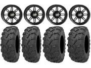 ITP SS216 14 Wheels Black Ops 28 Bear Claw EVO Tires Sportsman 550 850 1000