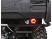 Pro Armor Black Tail Light Guards Kawasaki Mule Pro Fxt